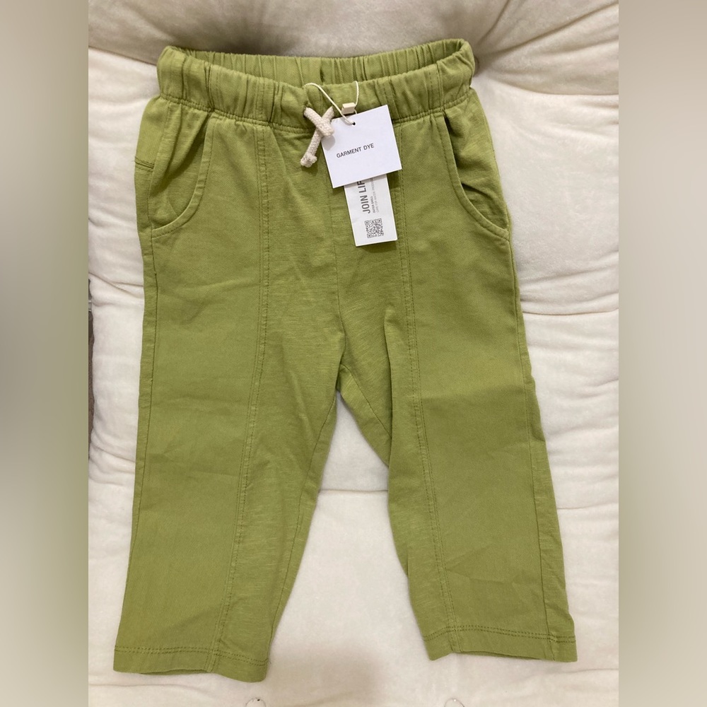 NWT ZARA KIDS PANTS GREEN